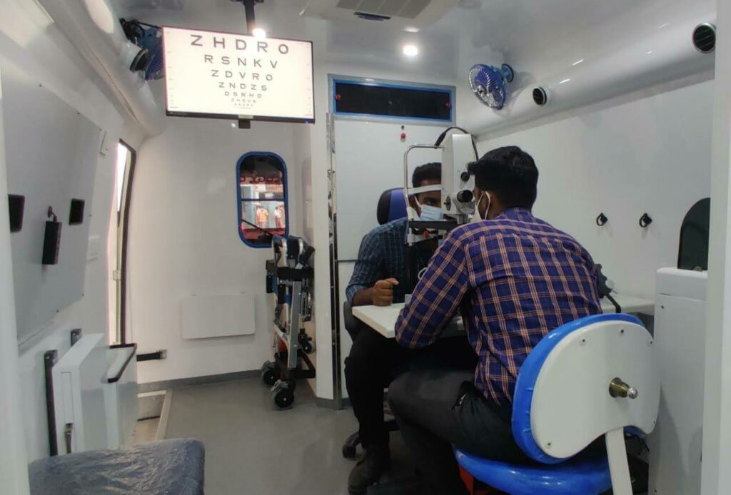 ophthalmic unit